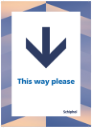 006-8 This way please (blauwe pijl achteruit)