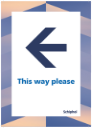 006-7 This way please (blauwe pijl rechtdoor)