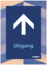 010-6 Uitgang (witte pijl rechtdoor)