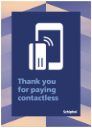 011-1 Thank you for paying contactless (blauw)