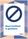 025-1 Deze faciliteit is gesloten (wit)