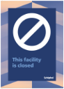 025-4 This facility is closed (blauw)
