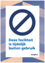 026-2 Deze faciliteit is tijdelijk buiten gebruik (wit)